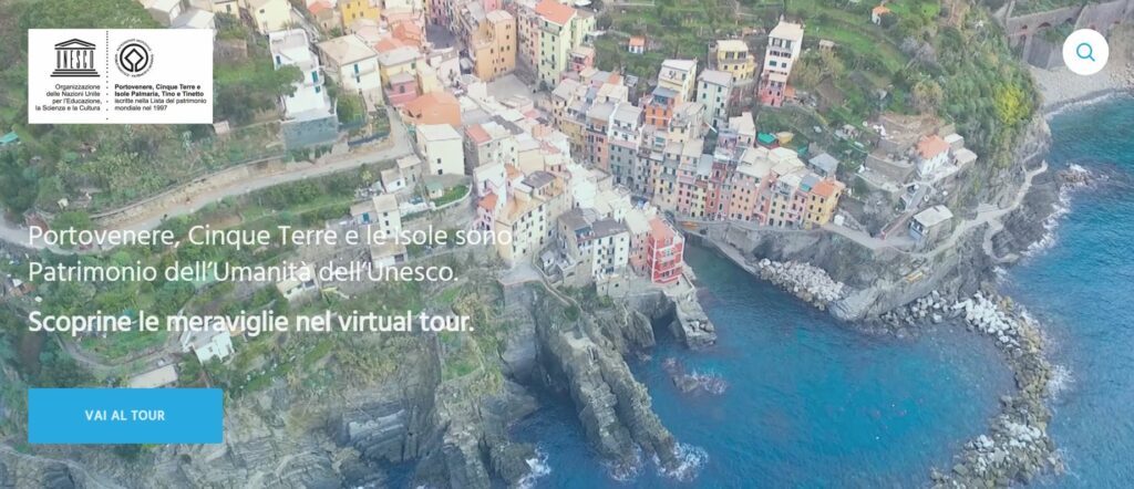 VIRTUAL TOUR del Sito UNESCO ‘Porto Venere, Cinque Terre e Isole (Palmaria, Tino e Tinetto)