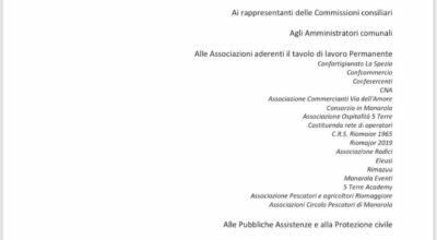 AVVISO ALLA CITTADINANZA – RIUNIONE DEL TAVOLO DI LAVORO PERMANENTE