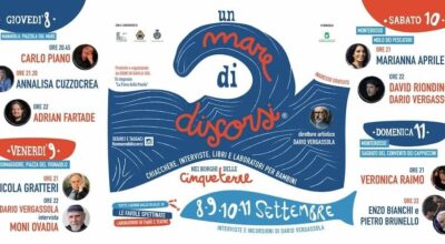 ‘Un mare di discorsi’ fa tappa anche a Riomaggiore e a Manarola. Al via giovedì 8 la prima edizione: incontri, intervisti, libri e lavoratori alle Cinque Terre